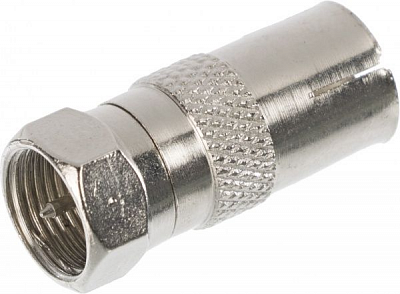 Перехідник EMT штекер F - гніздо TV (2-0105)